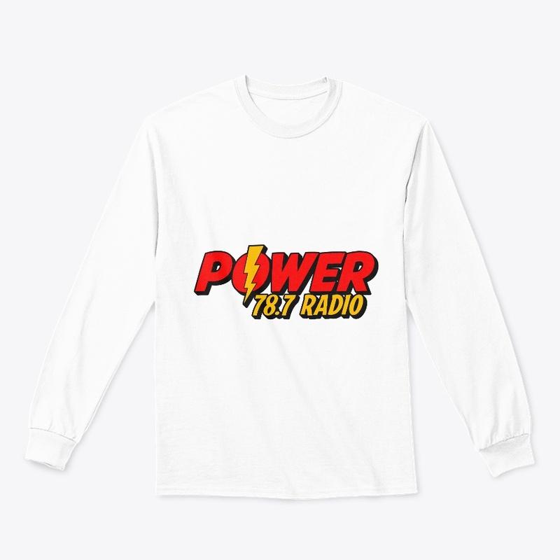 POWER 78.7 RADIO HOT PINK TEE